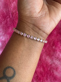 Pink Tennis Bracelet